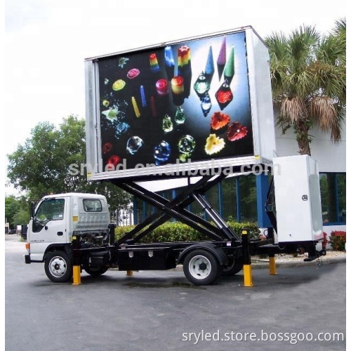 Outdoor Digital Mobile Advertising: P6 LED Sign Display Screen